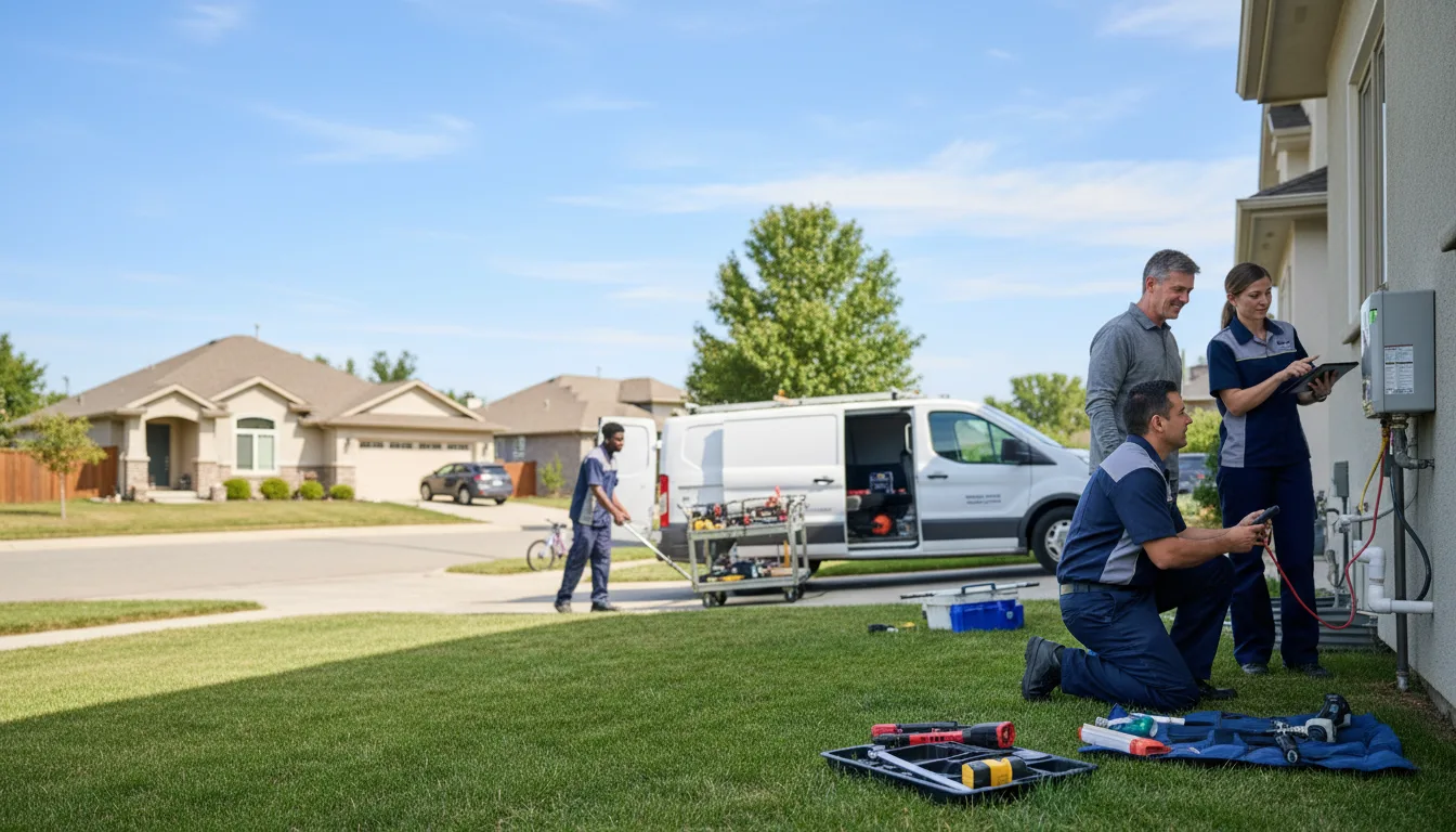 Tankless water heater service in Crestwood, KY